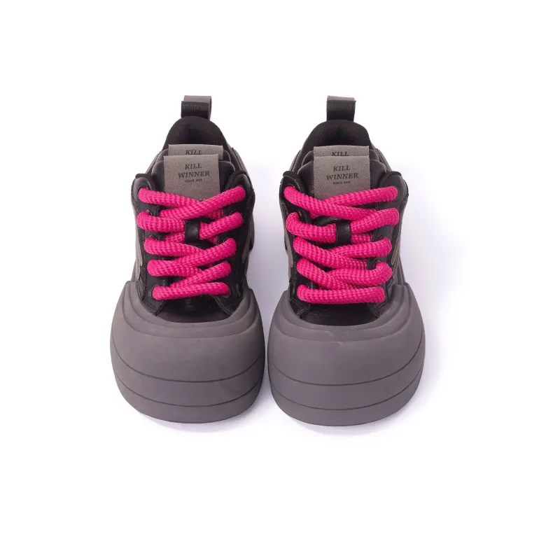 KILLWINNER Coverage Warm Slip Resistant Low Top Skateboard Shoes Unisex Black-3