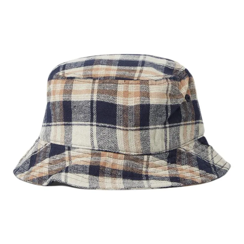 Stussy Earth Plaid Basic Bucket Hat-1