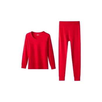 H-YXIANG Thermal Set Women's China Red