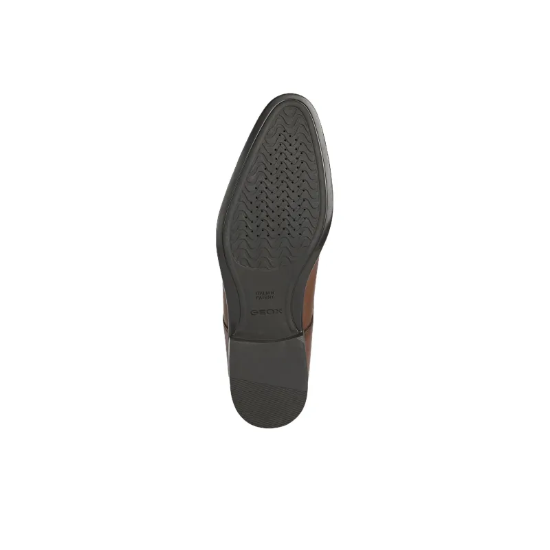 GEOX Dress Shoes Men Low Top Brown-6