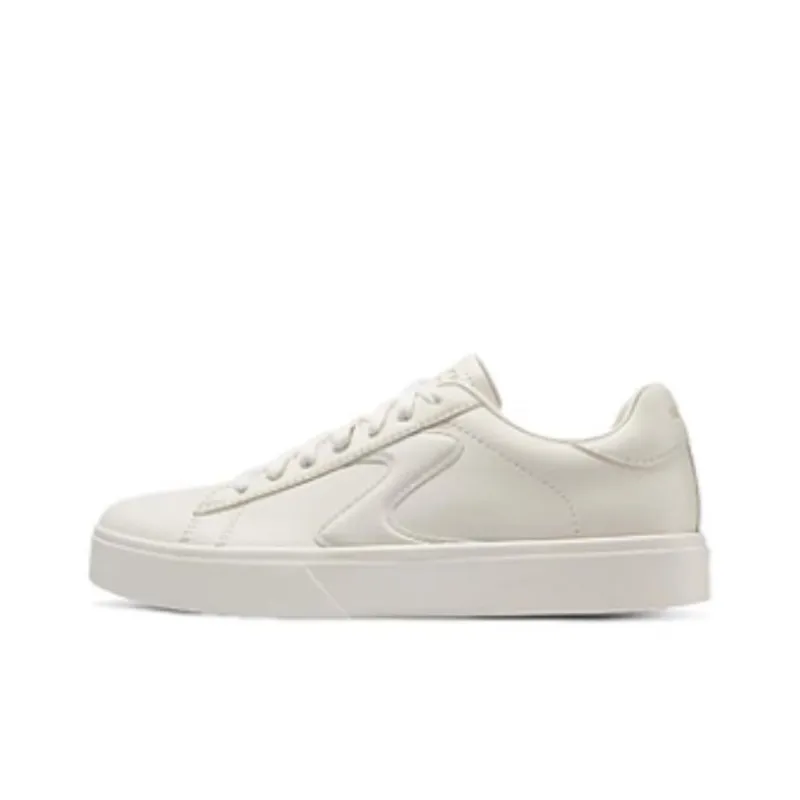 Skechers Anti Slip Wear Resistant Low Top Skateboard Shoes Women's White-0