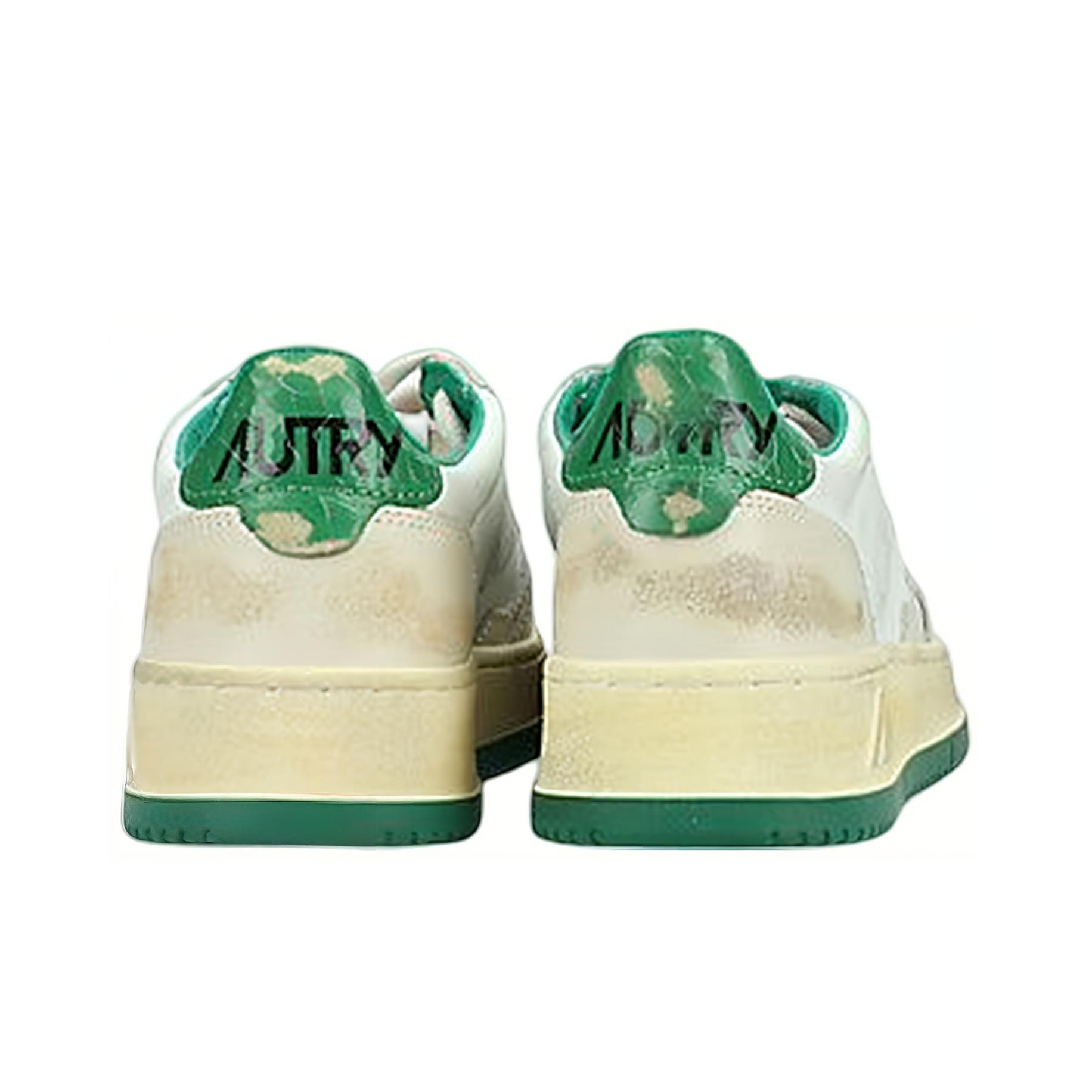 AUTRY Medalist Low Super Vintage Sneakers 'White Green