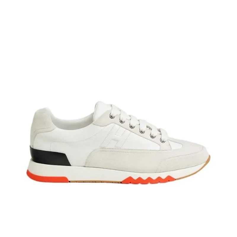 HERMES Trail Low Top Casual Shoes Men's White-1
