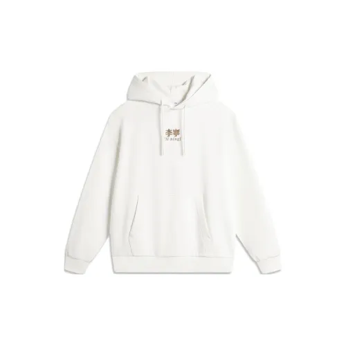 LINING Sports Life Collection Sweatshirts Unisex Ivory C