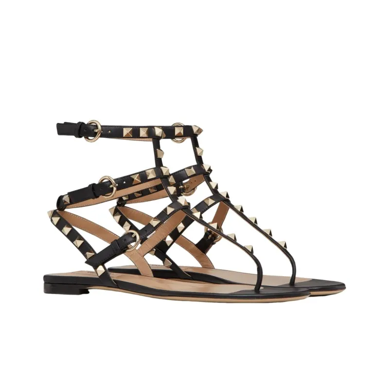 Valentino Garavani Rockstud Open Toe Sandals Women's-2