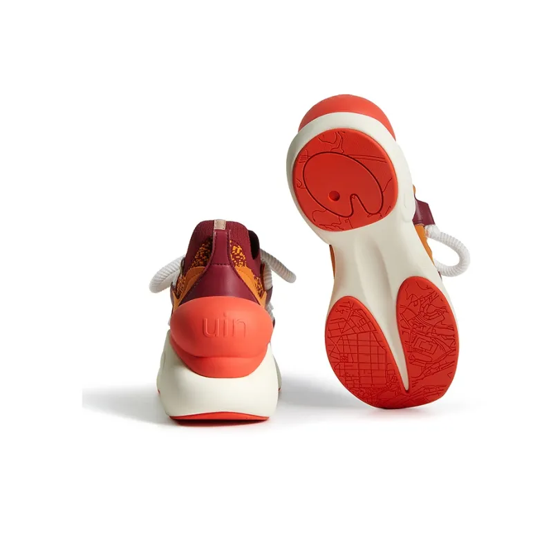 U.IN Painted Travel Shoes Bilbao A1 & A2 Artistic Collection Chunky Sneakers Women's-5