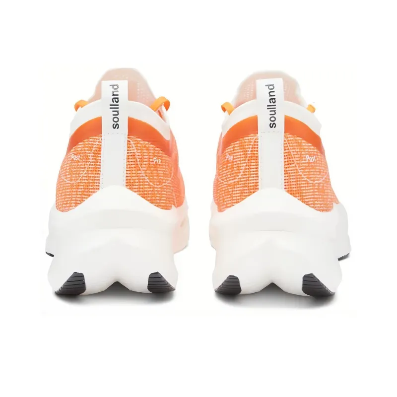 SOULLAND x LiNing Feidian 3 Ultra Cushioning Slip Resistant Low Top Running Shoes Unisex Orange-4