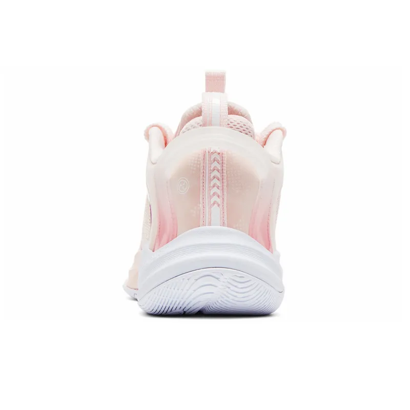 PEAK Lightweight Spirit 1.0 Basketball Shoes Women's Low Top Lemon Pink-4