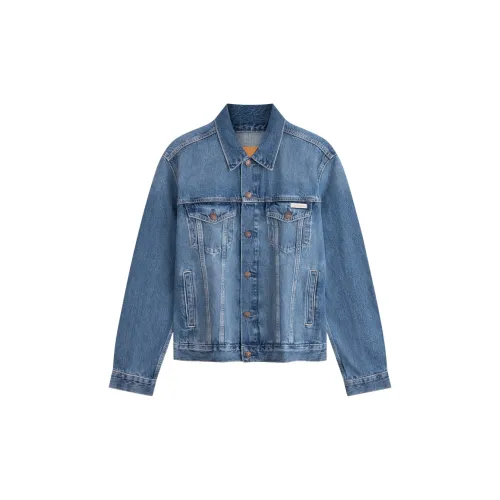 Calvin Klein SS24 Series Denim Jackets Men 587 - Denim Blue