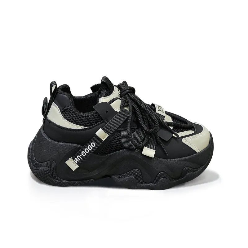 MAKINO Height Increasing Lightweight Low-Top Chunky Sneakers Women's-5