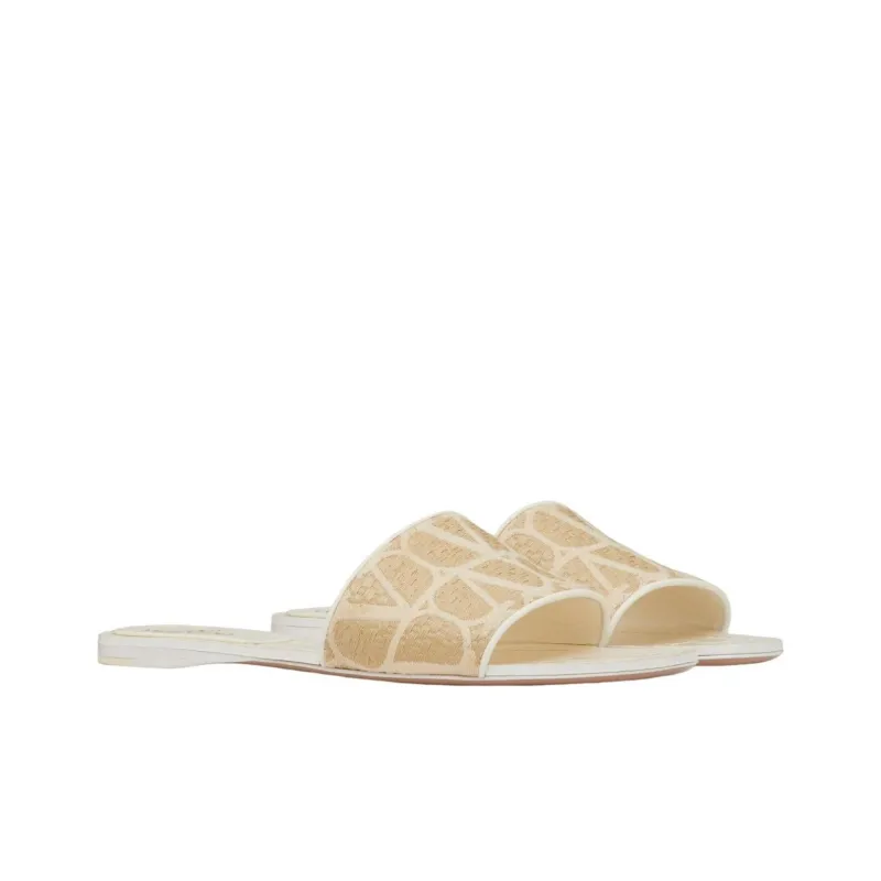 Valentino Toile Iconographe Sip On Slides Women's-2