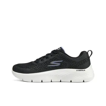 Skechers Go Walk Fle Cushioning Anti Slip And Wear Resistant Low Top Casual Shoes Women's Black White