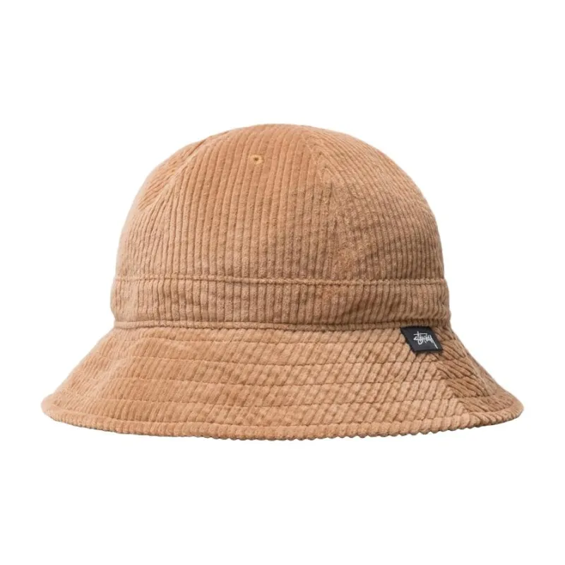 Stussy Corduroy Bucket Hats Unisex Brown-1