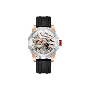 HANBORO Hollow Series Automatic Mechanical Movement Watch Men's Watches Cut-Out Dial HBR88853-MBH