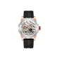 HBR88853-Rose Case White Dial Black Strap