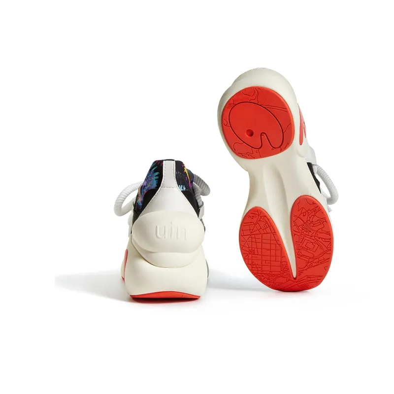 U.IN Painted Travel Shoes Bilbao A1 & A2 Artistic Collection Chunky Sneakers Women's-33