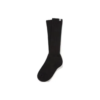 Snow Peak Knee-High Socks Unisex 1 Pack Black
