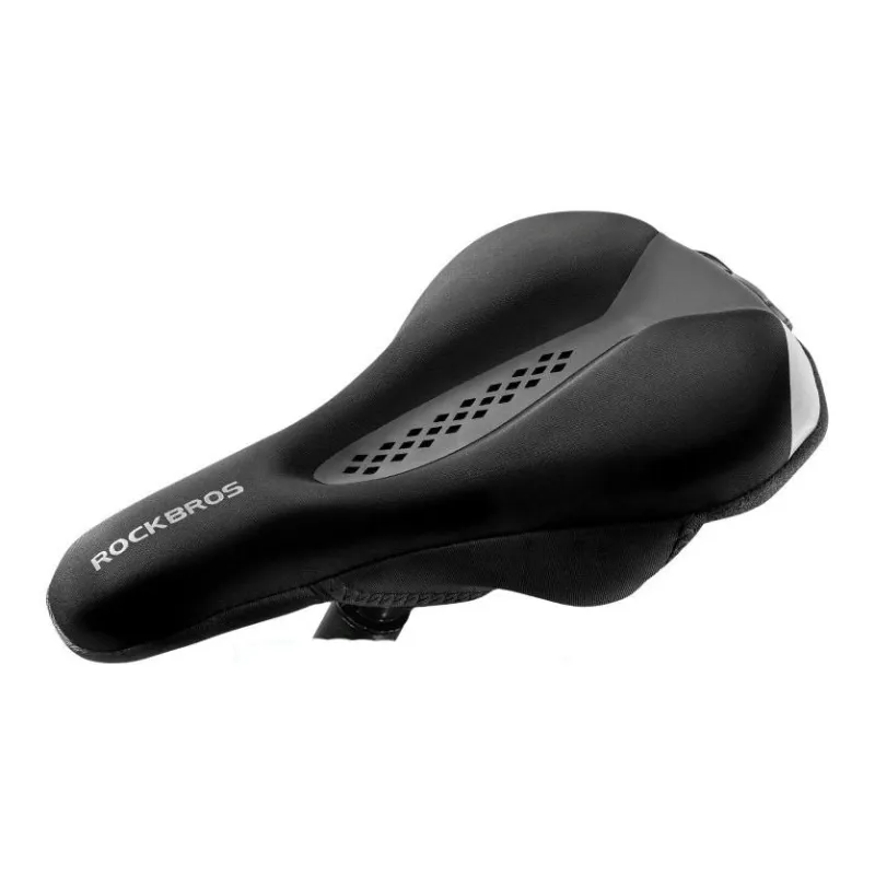 ROCKBROS Cycling Gear Rear Seat Cushion Unisex Memory Foam Approx. 28*4*17cm Black-12
