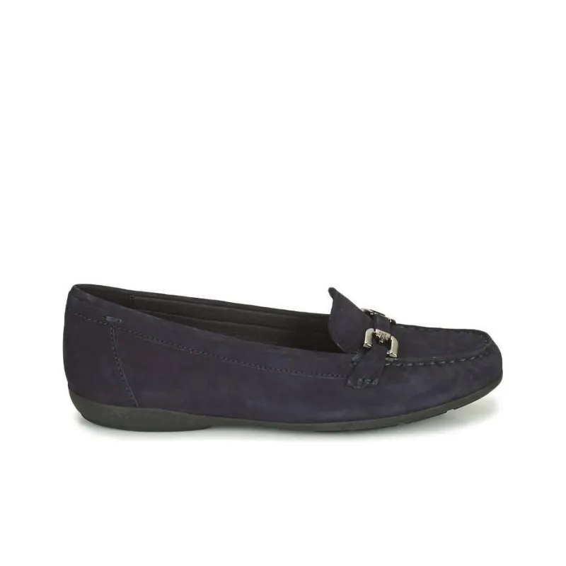 GEOX Annytah Moc Loafers Women's Marine Blue-2