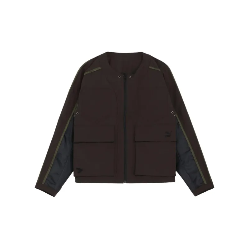 PUMA Jackets Coats Unisex Brown-2