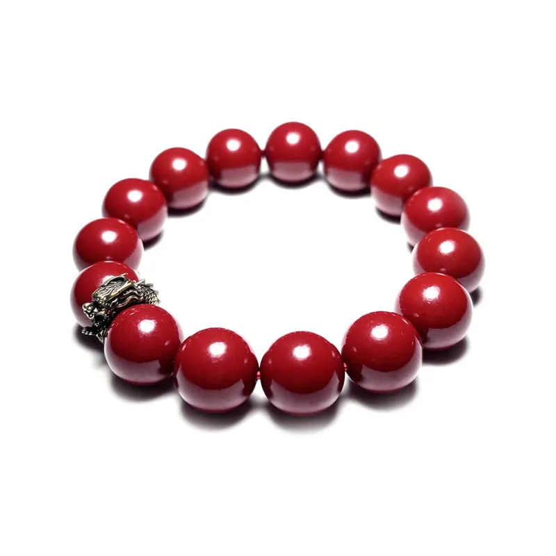 MOUNTAINS AND MANS Reconstructed Cinnabar Bracelets Men's-6