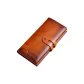 Yellow Brown (inside and outside Top Grain Cow Leather) Anti-Skimming