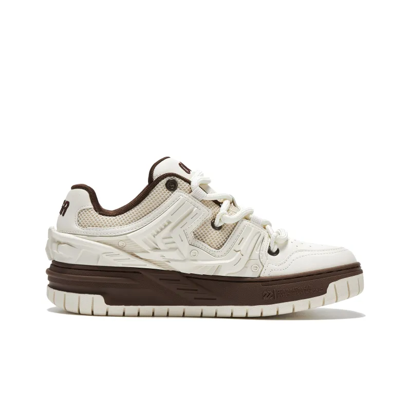 OGR Type Game Collection GAMER SPACE 1.0 Togo Stylish Skateboarding Shoes Unisex Beige Brown-1