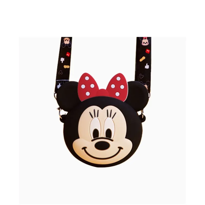 Disney Silicone Crossbody Bag Shoulder Bag Small Size Unisex Black-2