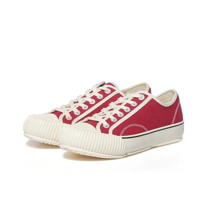 Excelsior BOLT ARCHIVE Canvas Shoes Unisex Low Top White/Red-1
