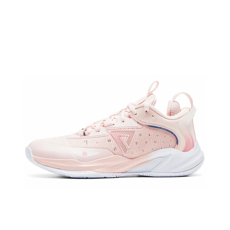 PEAK Lightweight Spirit 1.0 Basketball Shoes Women's Low Top Lemon Pink-0