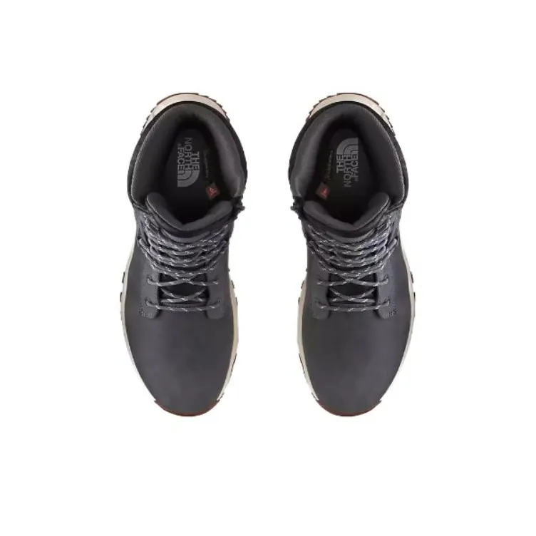 THE NORTH FACE ThermoBall Anti Slip Wear Resistant High Top Mountaineering & Hiking Shoes Men's Gray White-2