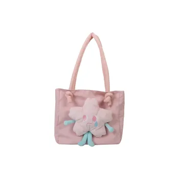 HCXK Oxford Tote Handbag Regular Unisex White/Pink