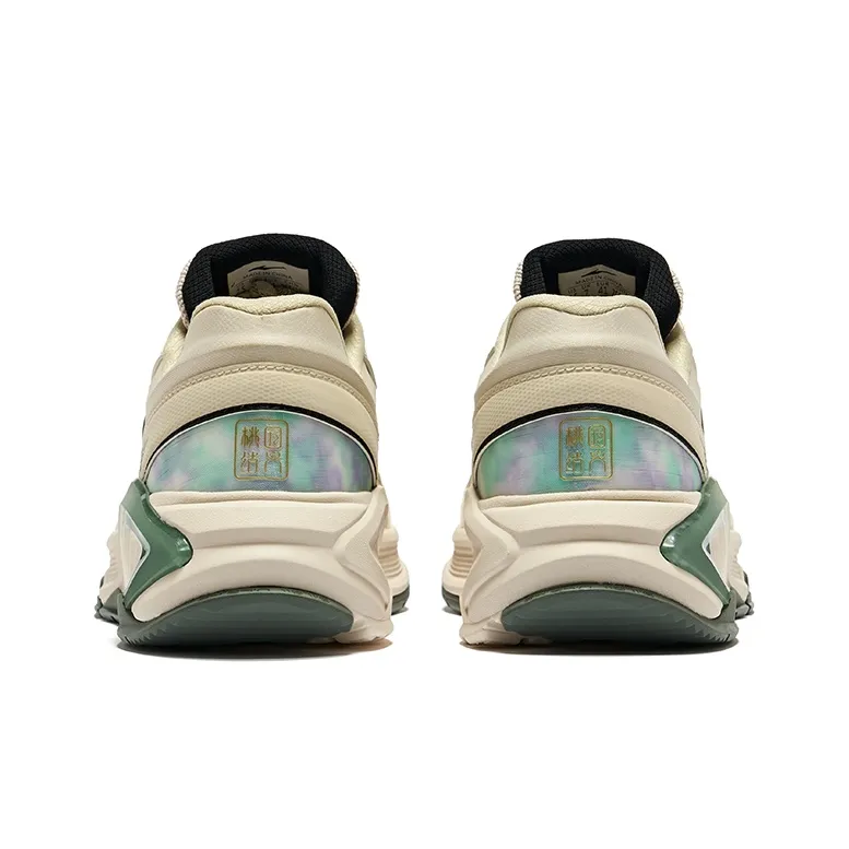 Erke Sky Emperor 1.0 Wear Resistant Coverage Low Top Casual Shoes Men's Warm Linen Pine Frost Green-3