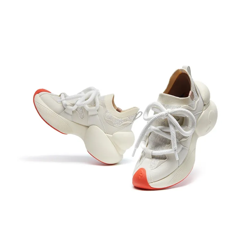 U.IN Painted Travel Shoes Bilbao A1 & A2 Artistic Collection Chunky Sneakers Women's-68