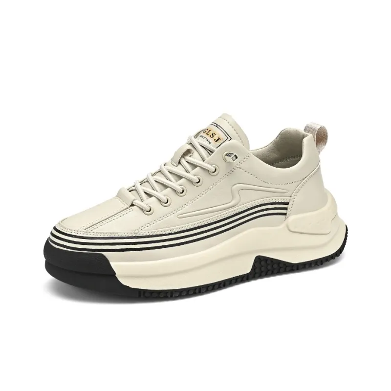 GONGLANGSHIJIA Lightweight Low Top Casual Shoes Men's-5