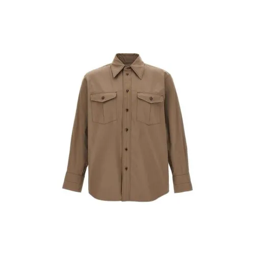 Lemaire Shirts Men Beige