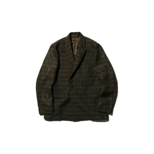 Beams Business Suits Men Olive