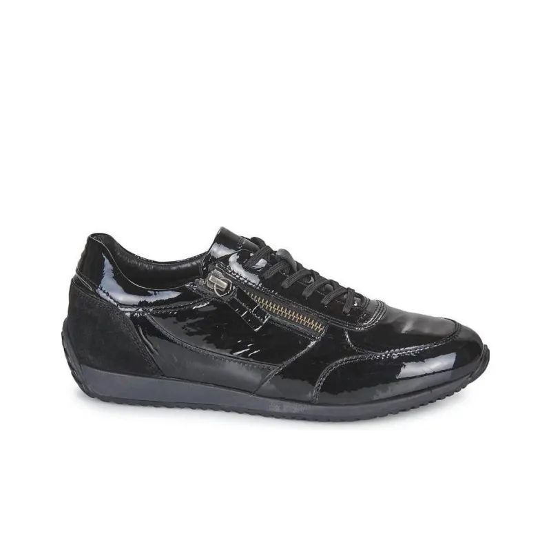 GEOX Low Top Casual Shoes Women's Black-1