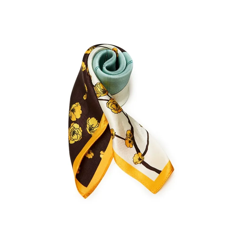 Narandu Silk Scarves Women's Mint Green-2
