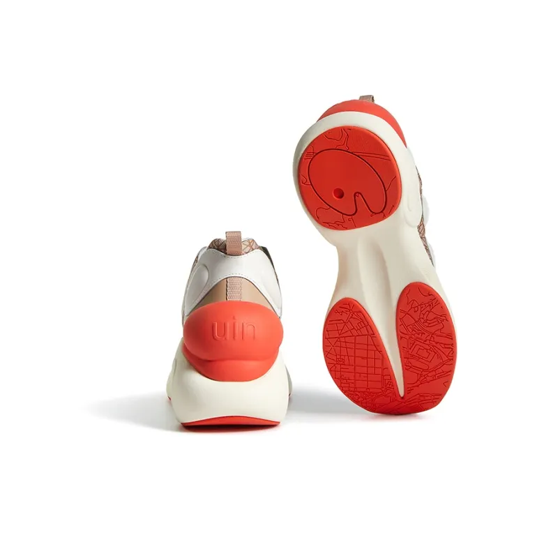 U.IN Painted Travel Shoes Bilbao A1 & A2 Artistic Collection Chunky Sneakers Women's-63