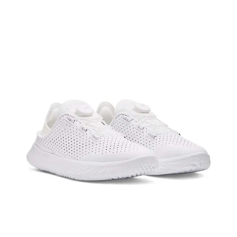 Under Armour SlipSpeed Cushioning Wear Resistant Low Top Casual Shoes Unisex White-1