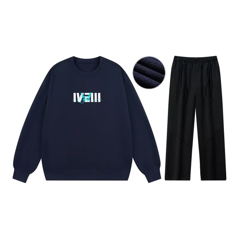 IVEIII Sweatshirt Sets Unisex-13