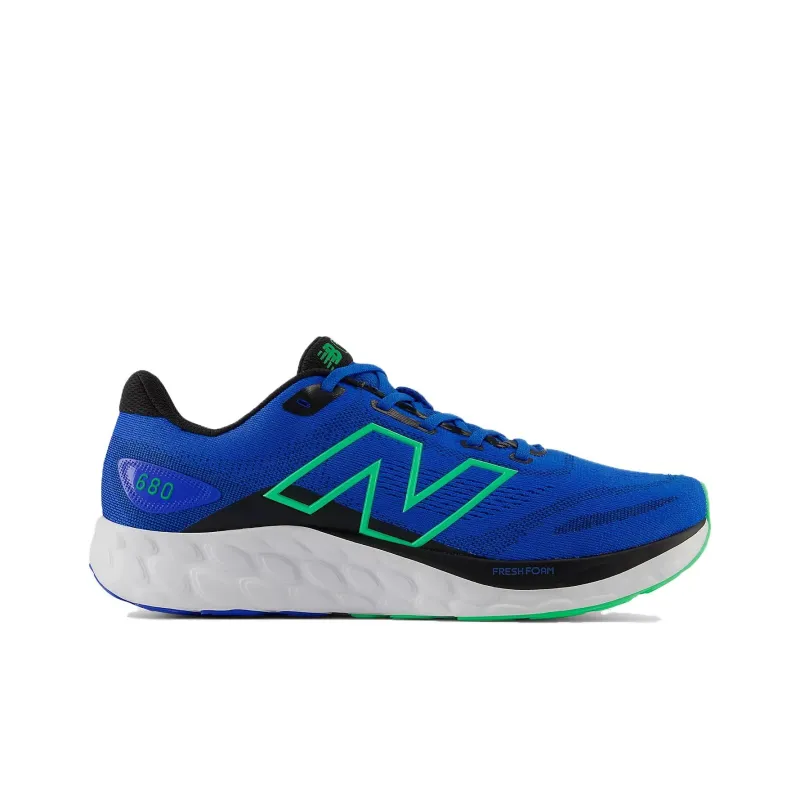 New Balance Fresh Foam 680v8 Blue Oasis Lime Leaf Black-1
