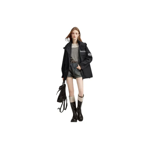 TOUCH Trench Coats Women's Black