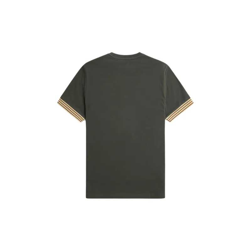 FRED PERRY T Shirts Men Green-1
