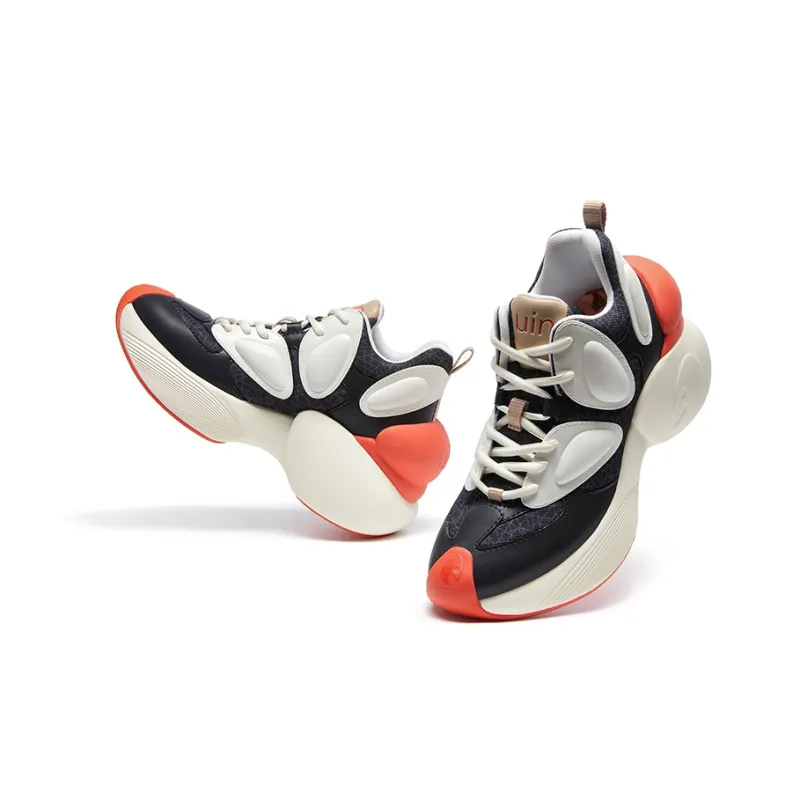 U.IN Painted Travel Shoes Bilbao A1 & A2 Artistic Collection Chunky Sneakers Women's-56