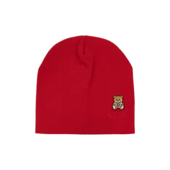 MOSCHINO Teddy Bear patch Wool Beanie