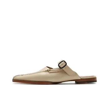 Hereu Closed Toe Slippers Women's Beige