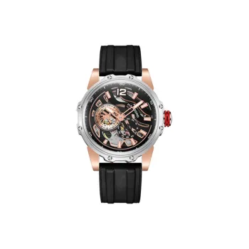 HANBORO Hollow Series Automatic Mechanical Movement Watch Men's Watches Cut-Out Dial HBR88853-MHH