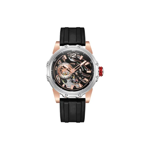 HANBORO Hollow Series Automatic Mechanical Movement Watch Men's Watches Cut Out Dial HBR88853 MHH